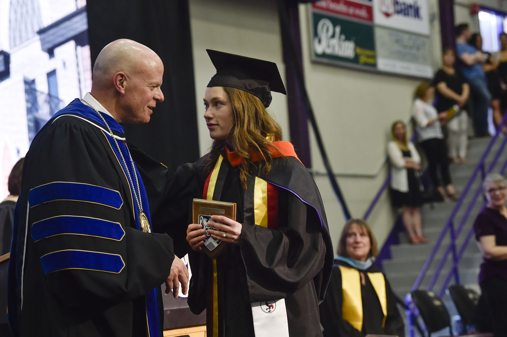 Katherine Buckner accepts the Michael Murphy Award